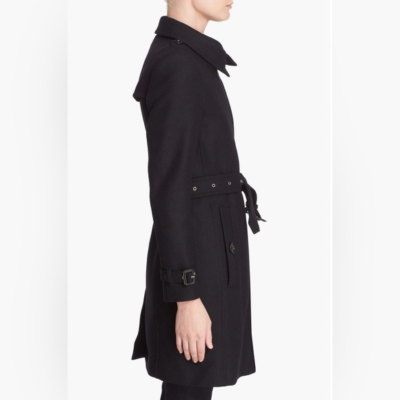 NWT Burberry Gibbsmoore funnel collar trench coat Size 4 run small. - Picture 4 of 14